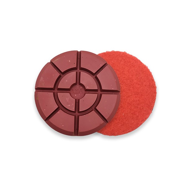 LUXO ROSSO Ø100mm VELCRO